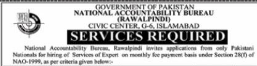 National Accountability Bureau (NAB) Rawalpindi Jobs